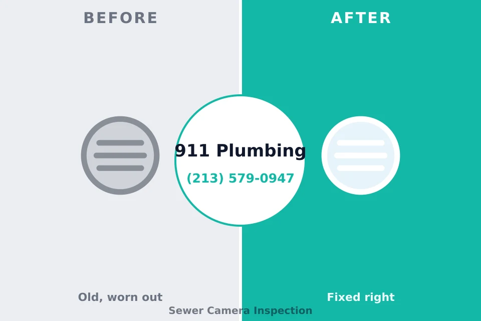 Before and after: plumbing repair Greenwood, MO